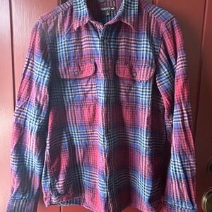 Toad&Co Multicolor Plaid Flannel Button Up